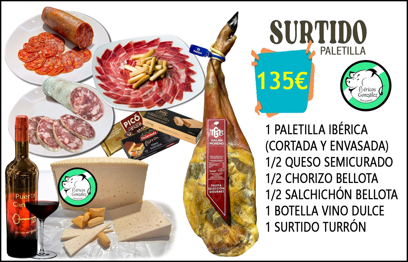 PACK NAVIDAD PALETILLA 135 €